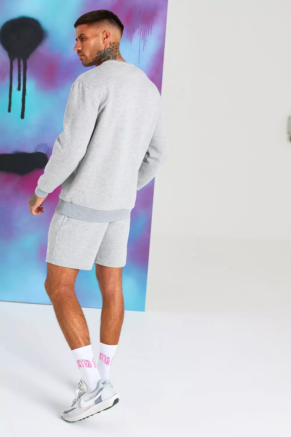 Quavo Limited Print Short Tracksuit | boohooMAN USA